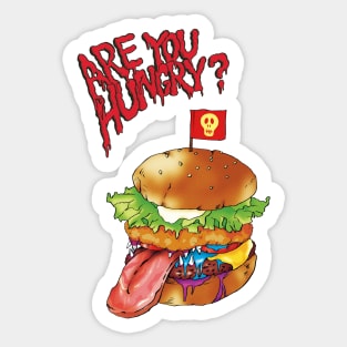 Are You Hungry? (hamburger) Sticker